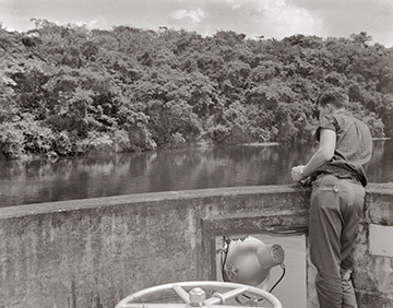 Jay Boyd on top of Madden Dam.